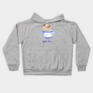 Apple Tea In A Mug Kids Hoodie